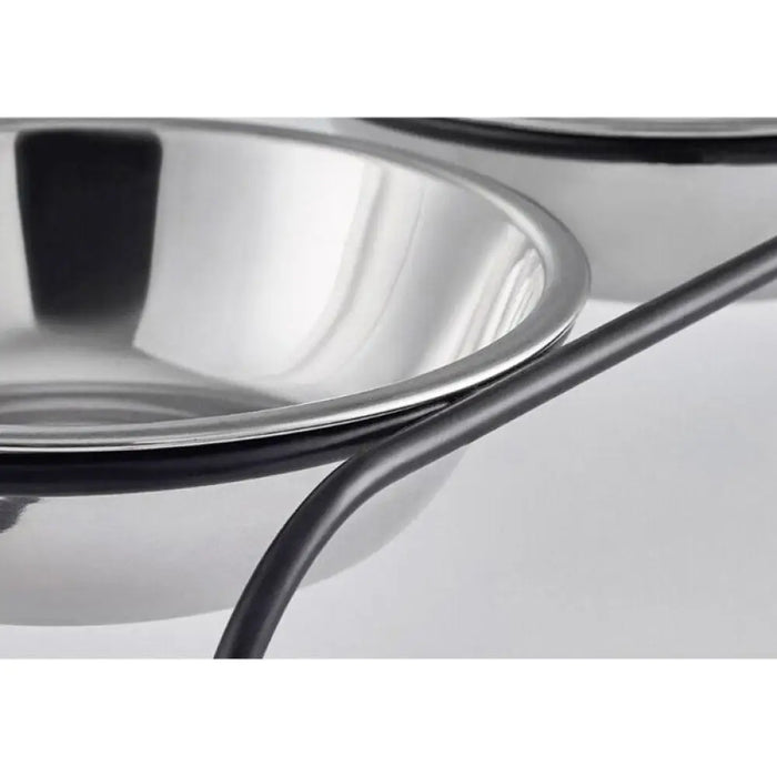 Bone Style Stainless Steel Pet Feeder Bowls For Small