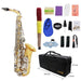 Brass Eb E-flat Alto Saxophone Sax Glossy Engraved Natural