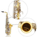 Brass Eb E-flat Alto Saxophone Sax Glossy Engraved Natural