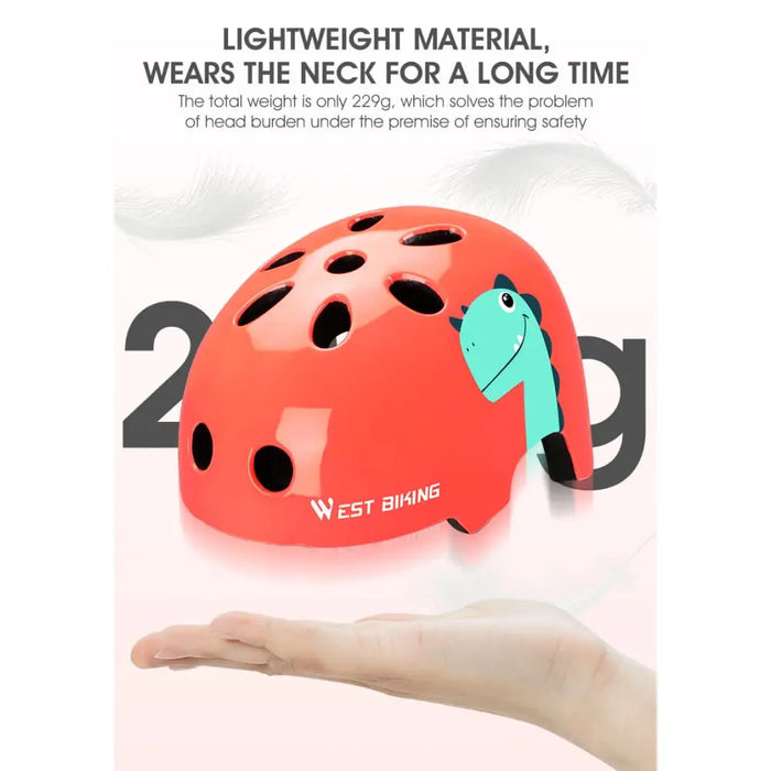 Breathable Adjustable Helmet With Cartoon Design