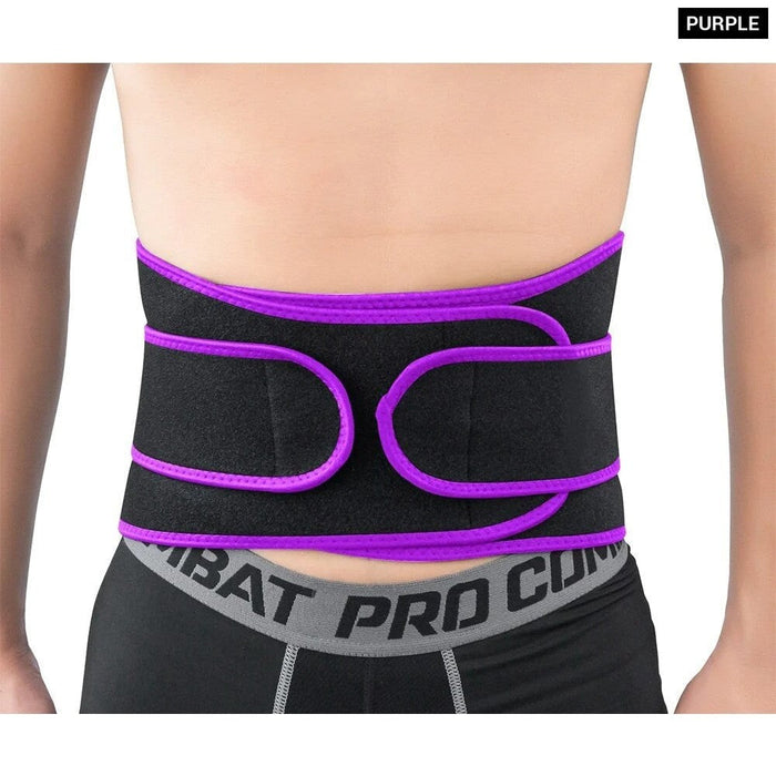 Breathable Dual Adjustable Compression Waist Support Belt For Sports Safety Protection