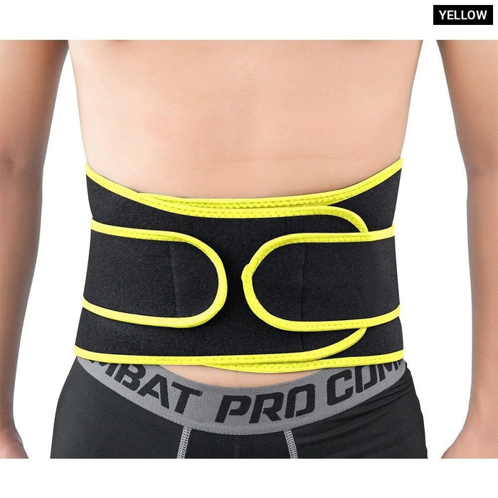 Breathable Dual Adjustable Compression Waist Support Belt For Sports Safety Protection