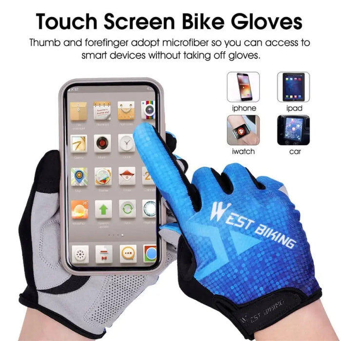 Breathable Full Finger Cycling Gloves