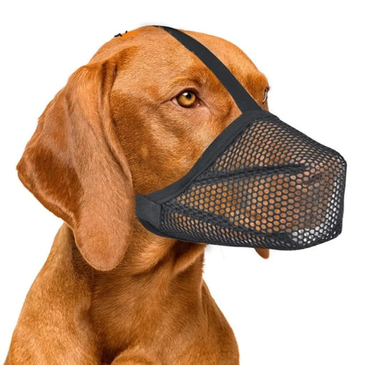 Breathable Mesh Soft Muzzle Pet Mouth Cover For Dog