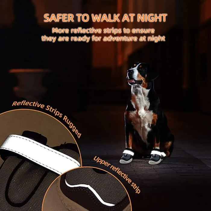 Breathable Reflective Rugged Skid-proof Rubber Soles Paw