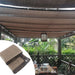 Brown Hdpe Sunshade Net Anti-uv Garden Privacy Screen