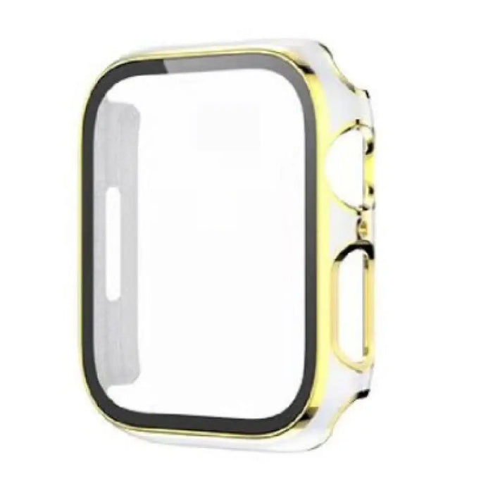 Pc Bumper Tempered Glass Cover For Apple Iwatch Case