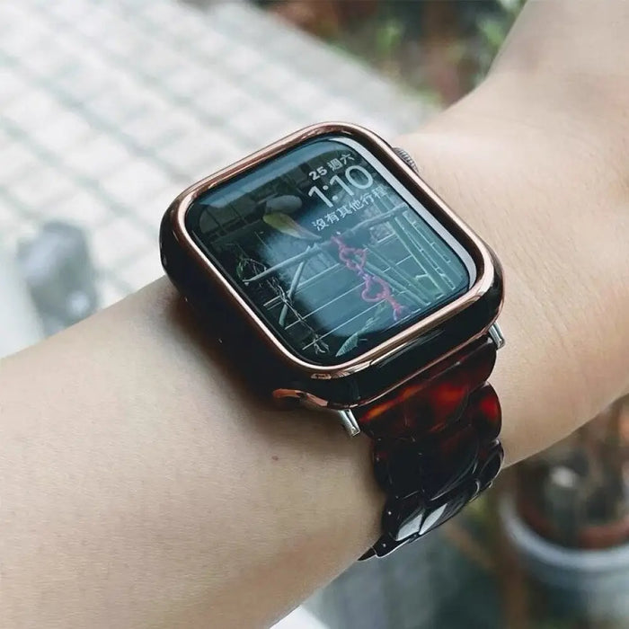 Pc Bumper Tempered Glass Cover For Apple Iwatch Case