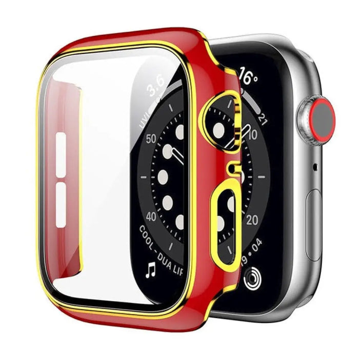 Pc Bumper Tempered Glass Cover For Apple Iwatch Case