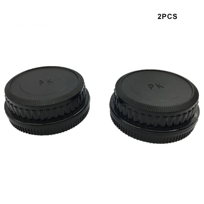 PK Camera Front Body Cap+Rear Lens Cap Cover For Pentax DS2 D DL DL2 K10D K20D K100D K110D K200D K100D K-r x m K-Mount Lens