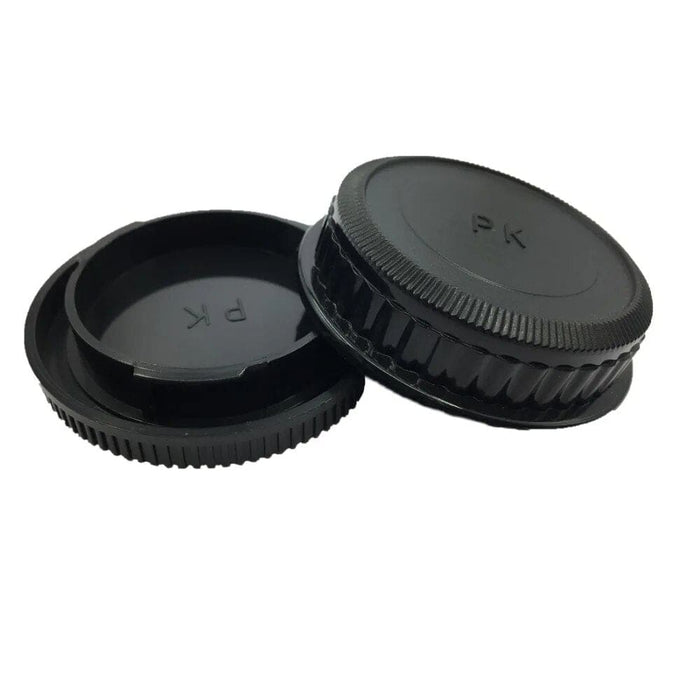 PK Camera Front Body Cap+Rear Lens Cap Cover For Pentax DS2 D DL DL2 K10D K20D K100D K110D K200D K100D K-r x m K-Mount Lens