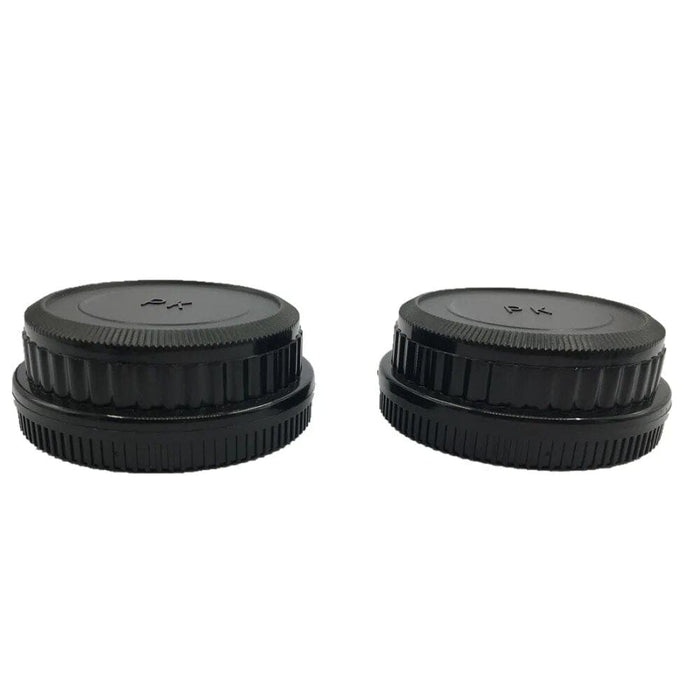 PK Camera Front Body Cap+Rear Lens Cap Cover For Pentax DS2 D DL DL2 K10D K20D K100D K110D K200D K100D K-r x m K-Mount Lens