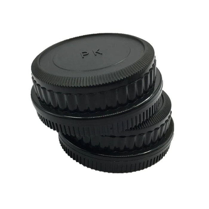 PK Camera Front Body Cap+Rear Lens Cap Cover For Pentax DS2 D DL DL2 K10D K20D K100D K110D K200D K100D K-r x m K-Mount Lens