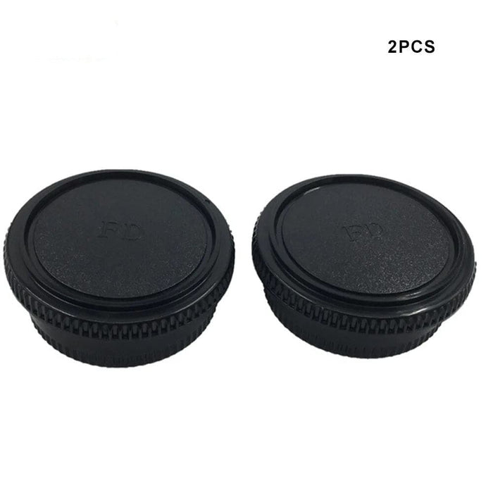 Fd Camera Front Body Cap And Rear Lens Cover For Canon Dslr