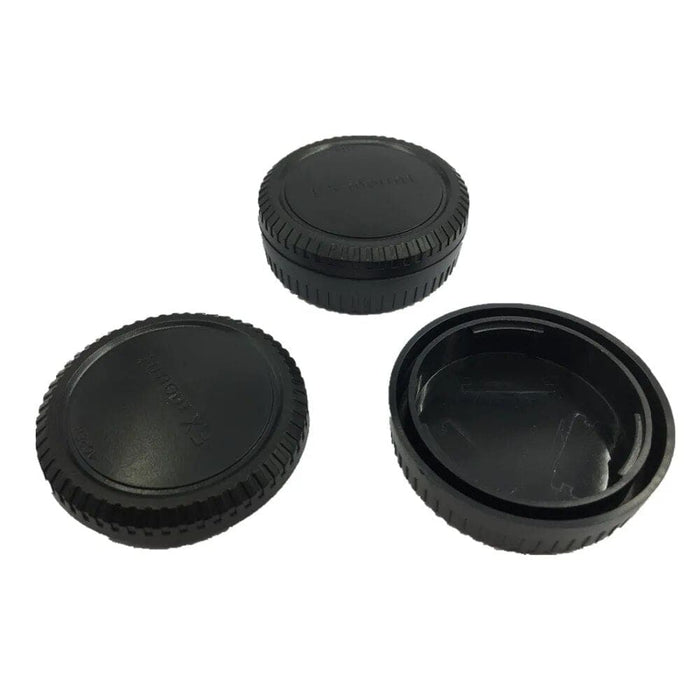 FX Camera Front Body Cap + Rear Lens Cap Cover Set for Fuji X Mount Camera For Fujifilm X-Pro1 X-PRO2 X-E1 X-M1 X-A1 X-E2