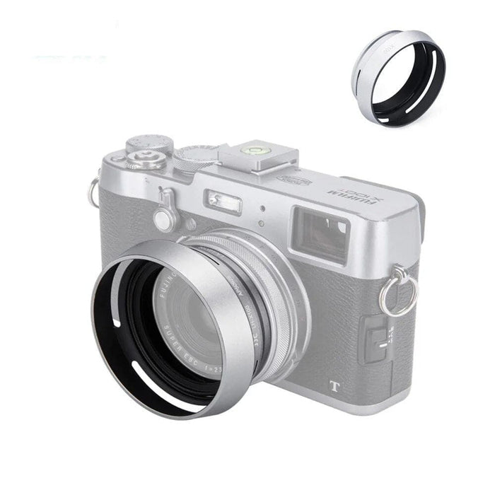 Camera Metal Lens Hood Camera Screw 49mm Adapter Ring For Fujifilm Fuji X7 X100  X100S X100T X100F Replaces LH-X100