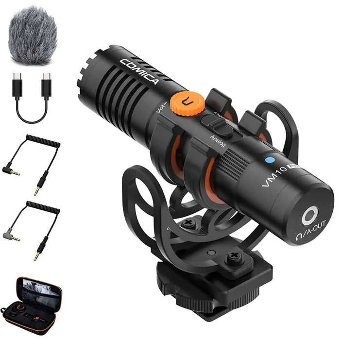 Camera Microphone Vm10 Pro Professional Video With Shock