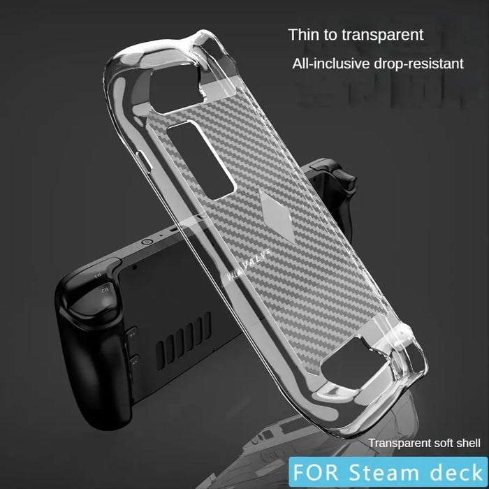 Carbon Fiber Transparent Protective Case For Steam Deck