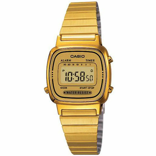 Casio La670wega-9ef Unisex Quartz Watch Golden