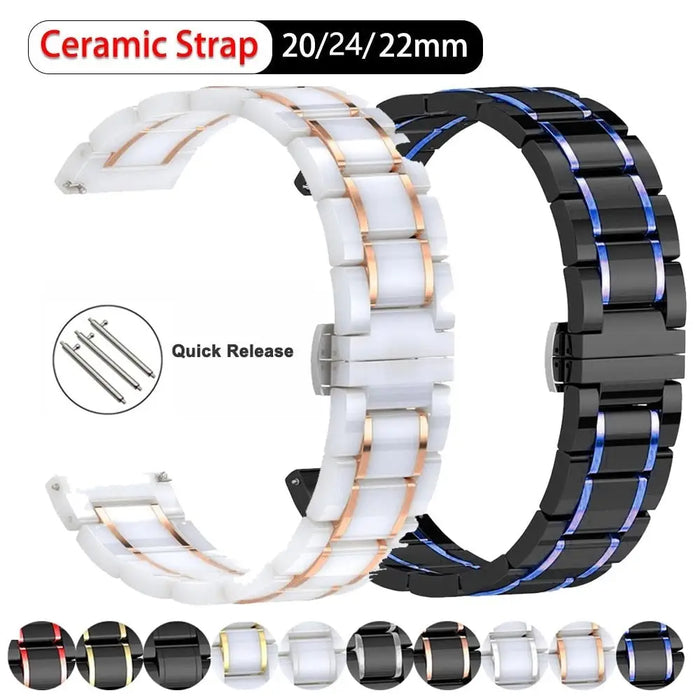 Ceramic Watch Band For Samsung Galaxy