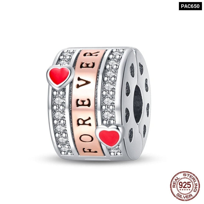 Charms Fit Pandora 925 Original Bracelet Red Series Motorcycle Luggage Silver Charms Beads For Women Lucky Jewelry