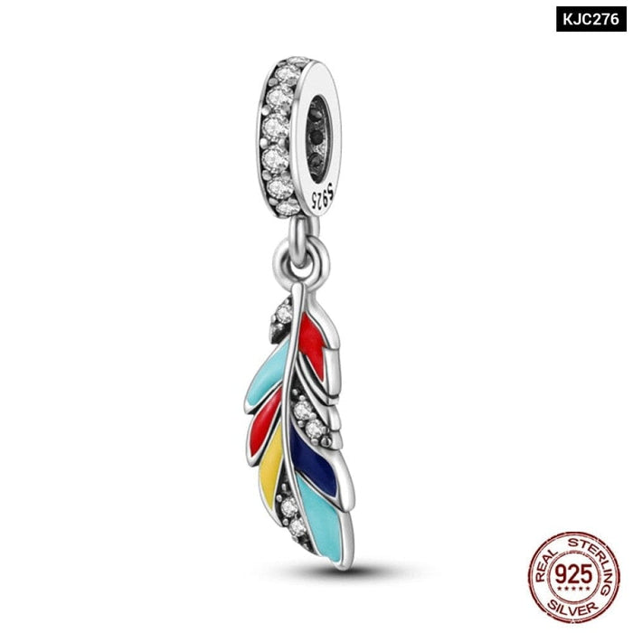 Charms Fit Pandora 925 Original Bracelet Red Series Motorcycle Luggage Silver Charms Beads For Women Lucky Jewelry