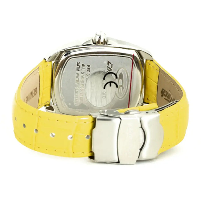 Chronotech Ct7504ls-05 Ladies Quartz Watch Yellow 35mm