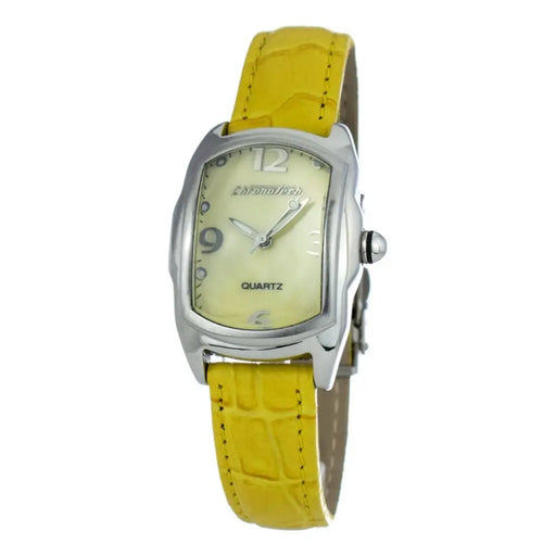 Chronotech Ct9743l-05 Ladies Quartz Watch Yellow 28mm