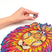 Colorful Mysterious Animal Wooden Toy Jigsaw Puzzle For Kids