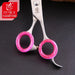 Colourful Silicon Rubber Grooming Scissors Ring Durable Hair