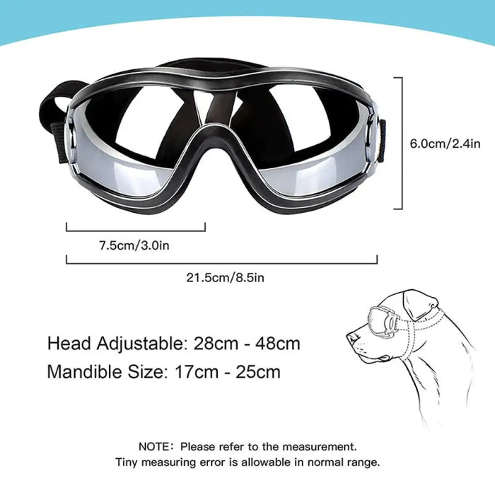 Comfortable Medium Large Adjustable Strap Pet Dog Sunglasses