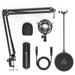 Xlr Condenser Microphone Kit Professional Cardioid Vocal