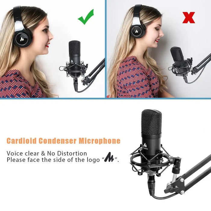 Xlr Condenser Microphone Professional Studio Cardioid