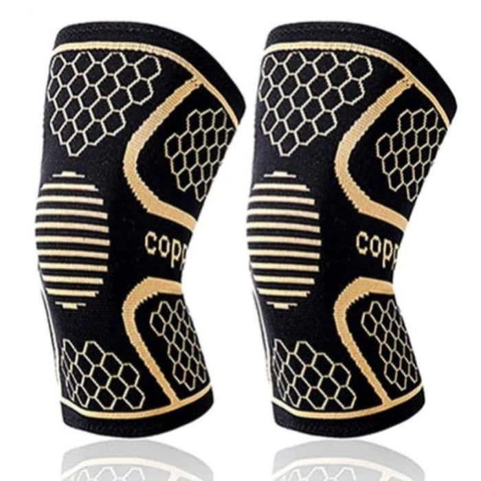 Copper Knee Protector Pads for Sports Workout Arthritis Joint Pain Relief