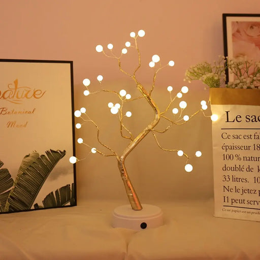 Led Copper Wire Night Light Tree Fairy Lights Homeation Lamp