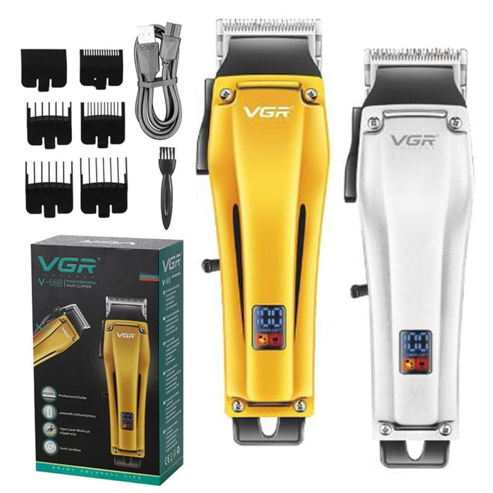 Cord/Cordless Electric Rechargeable Adjustable Hair Trimmer For Men