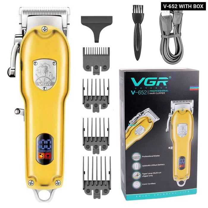 Cord/cordless Metal Electric Rechargeable Beard And Hair