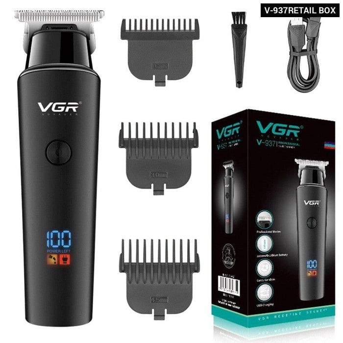 Cordless Usb Rechargeable Hair Clipper Set For Men