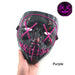 Cosplay Halloween Purge Mask Glowing Neon Led Masque