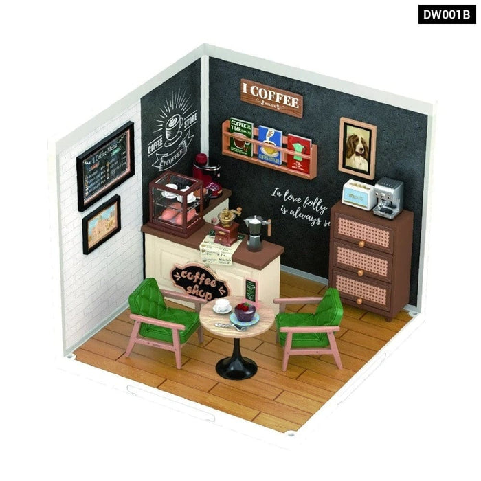 Creator Daily Plastic Diy Miniature House Cafe Energy