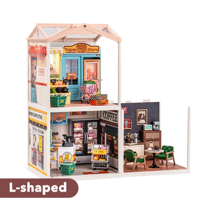 Creator Diy Miniature Kit Bookstore Experience The Fascinating World Of Making 3D Puzzle For Kids Toys