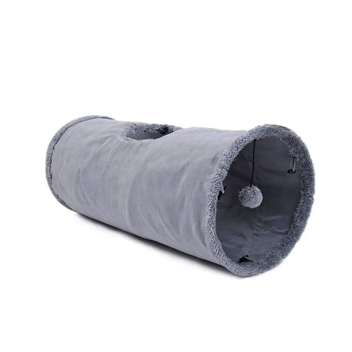 Crinkle Durable Cat Tunnel Hideaway With Ball Peek Hole