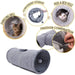 Crinkle Durable Cat Tunnel Hideaway With Ball Peek Hole