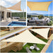 Customizable Beige Waterproof Sunshade Sail Garden Awning