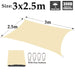 Customizable Beige Waterproof Sunshade Sail Garden Awning