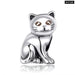 Cute Baby Cat Metal Beads Charm For Women European Luxury