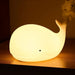 Cute Whale Night Light For Kids With 7 Led Colors Changing -