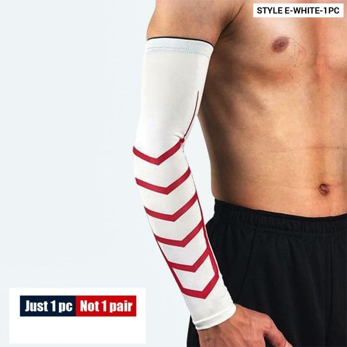 1Pc Cooling Sun Protection Arm Sleeves For Cycling Basketball Football