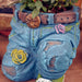 Vibe Geeks Denim Jeans Resin Outdoor Garden Flower Pot