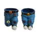 Vibe Geeks Denim Jeans Resin Outdoor Garden Flower Pot